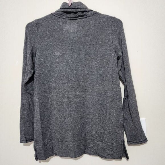 Cuddl Duds Ultra Cozy Thermal Shirt Small Heater Charcoal Thumbholes - Picture 6 of 9